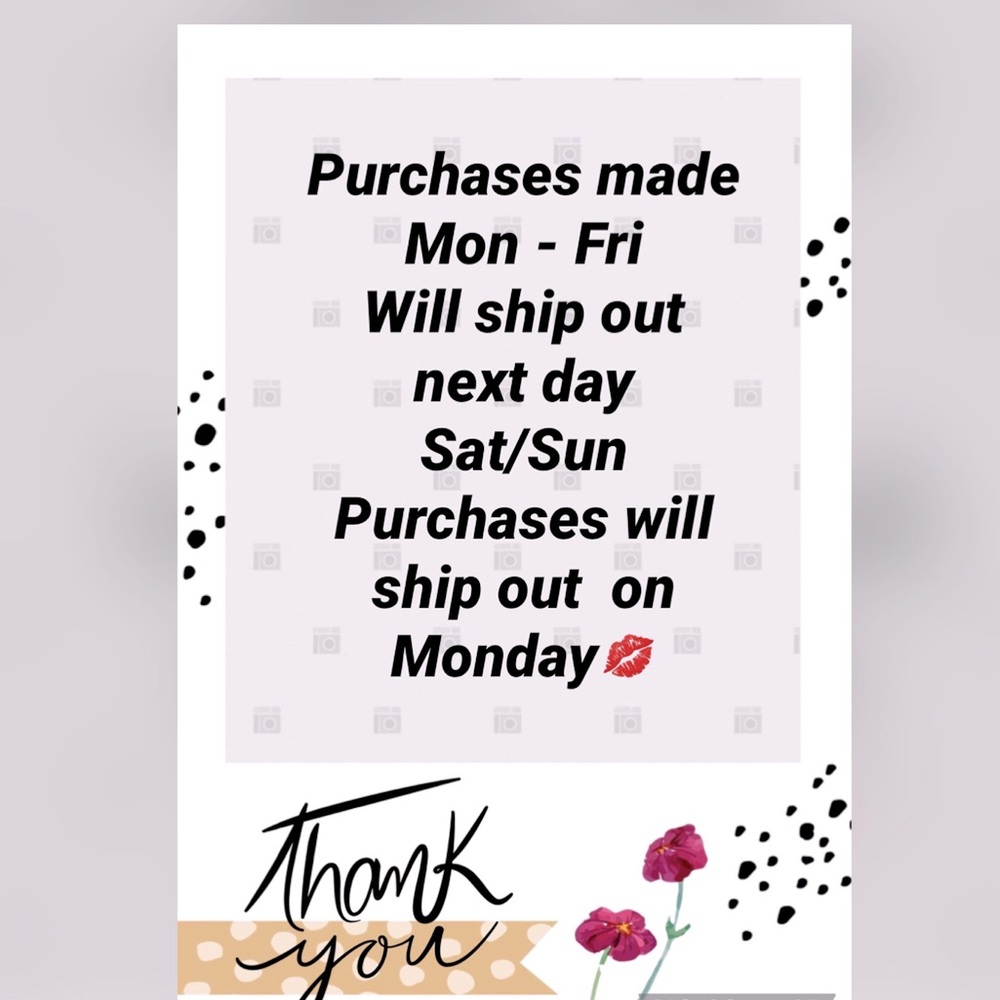 Thank you for shopping my closet!💕